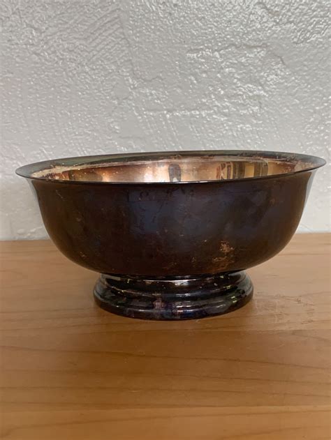 Silver Plated Gorham Yc Footed Bowl Etsy
