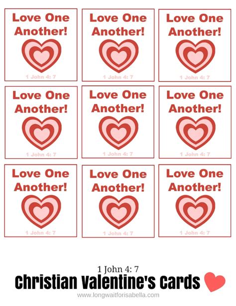 Free Printable Christian Valentine's Day Cards