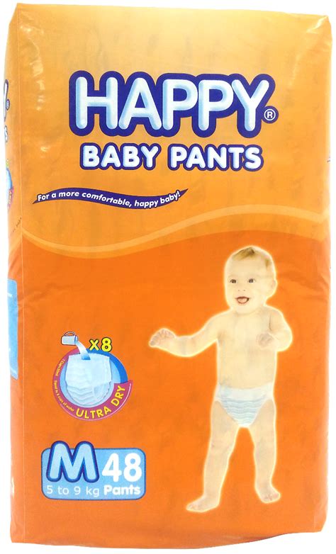 Happy Baby Diaper Pants Medium 48s All Day Supermarket