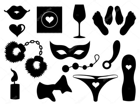 Set Of Sexy Icons Stock Vector By Oksanello