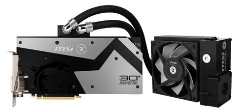 Msi Built A Fancy Water Cooled Graphics Card To Celebrate Its Birthday