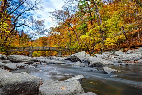 Autumn View Of Rapids Bridge In Rock Creek Park Rock Creek Flickr