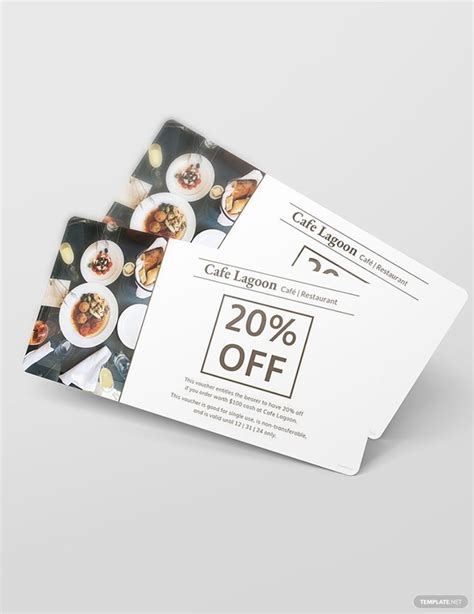 Food Voucher Template In Word Publisher Illustrator Psd Pages Pdf