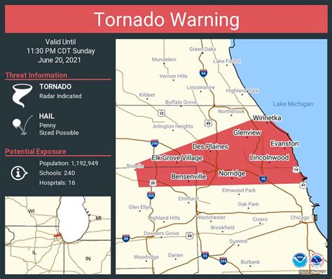 Tornado Warning And Severe Thunderstorm Warning Issued At 1040 Pm