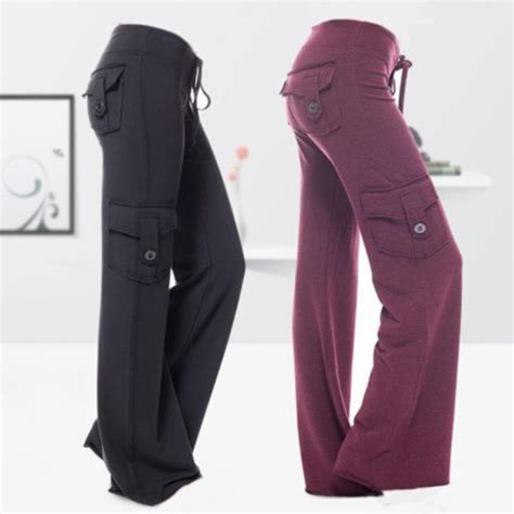 Stretchy Soft Bamboo Pocket Yoga Pants Just Today 50 Off