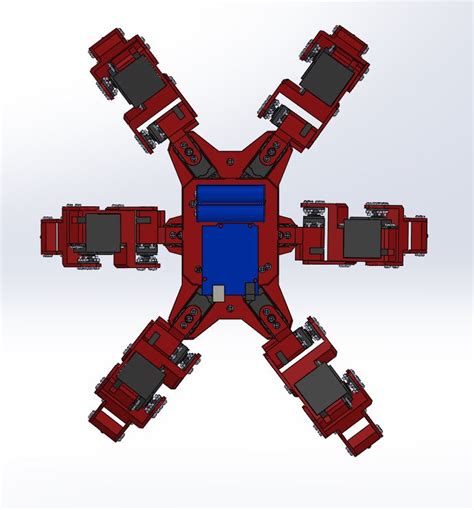 Hexapod Robot Arduino 3d Print Details