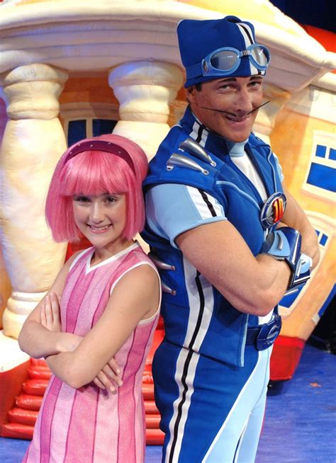 Stephanie And Sportacus In LazyTown