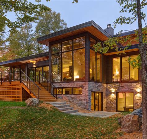 Best Modern Lake Homes With Low Cost Home Decorating Ideas