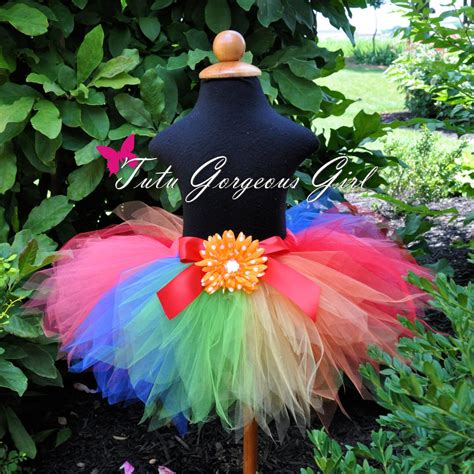 Colorful Primary Rainbow Pixie Tutu Rainbow By Tutugorgeousgirl Rainbow Themed Birthday Party