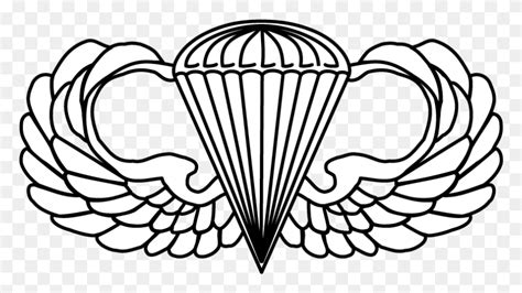 Image Result For Airborne Wings No Background Master Parachutist Badge