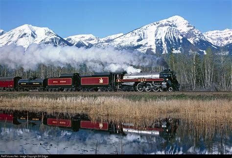 Bcr 2860 British Columbia Railway Steam 4 6 4 At Golden British
