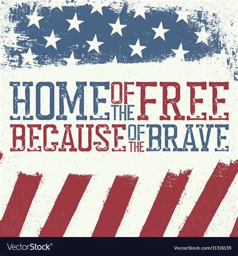 Patriotic Poster Design Template Independence Day Vector Image