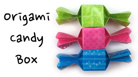 Origami Candy Box Tutorial Hyo Ahn Youtube