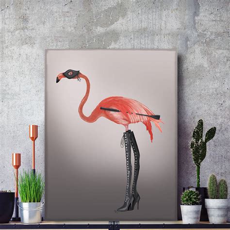 These flamingos stand up to 34 inches tall when staked into. Pink Flamingo In Kinky Boots By Fab Funky Home Decor ...