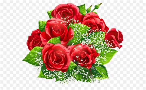 Find over 100+ of the best free bouquet of flowers images. Flower bouquet Rose Clip art - Beautiful Red Roses Decor ...
