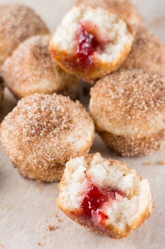 Easy Jelly Filled Donut Holes Recipe Yummly Recipe Easy Donut