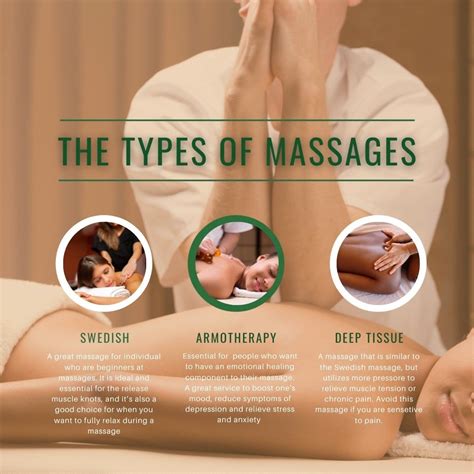 Types Of Massages Which Massage Is Right For You There Are A Variety Of Massage Techniques