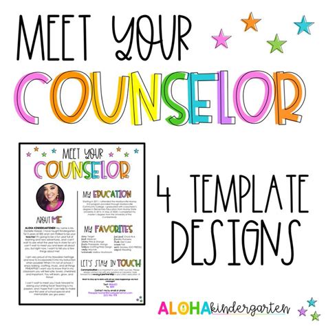 Meet The Counselor Template Free