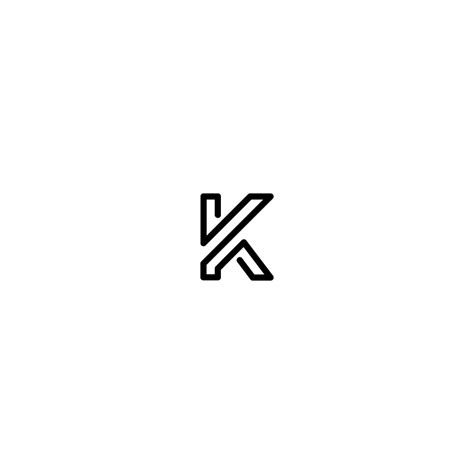 Letter K Monogram Letter Logo Design Branding Design Logo Monogram Logo
