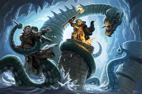 Serpent Fight By Mike Sass On Deviantart