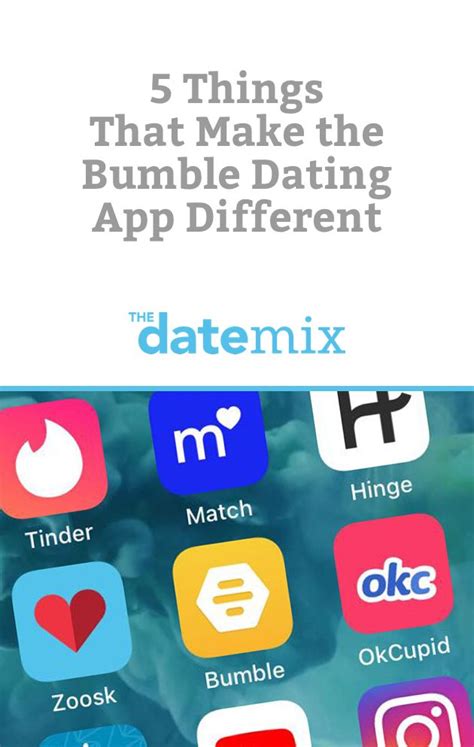 Almost all dating apps have a few features in common. 5 Things That Make the Bumble Dating App Different ...