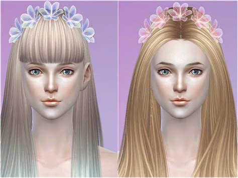 Sims 4 Ccs The Best Wreath Headdress By S Club