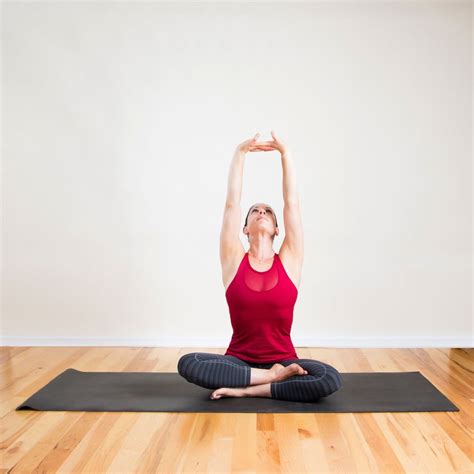 Seated Shoulder Stretch Yoga For Happiness Popsugar Fitness Photo 2