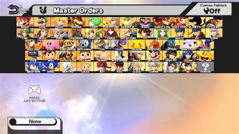 Updated Again Smash Ultimate Character Select Screen Fan Made