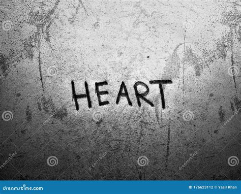 Broken Heart Wallpaper Word Art On The Rough Background Stock Photo