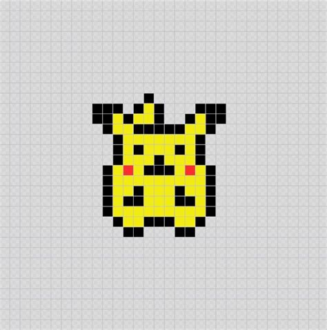 Pikachu Pokémon Videojuegos Anime Pixel Art Patterns Pikachu