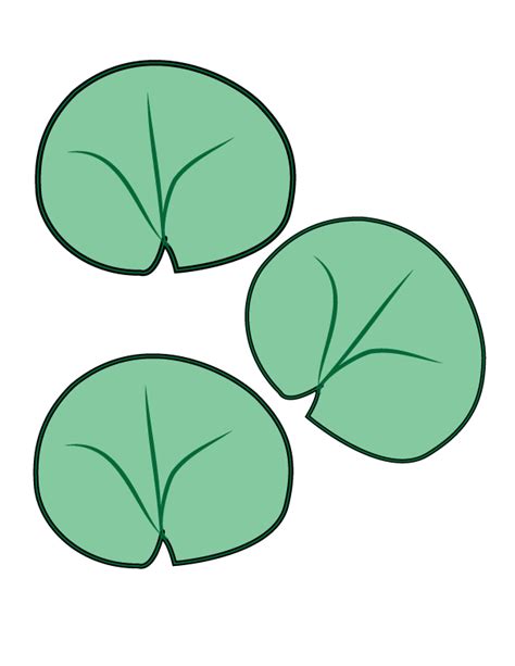 Lily Pad Template Clipart Best