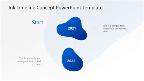 Ink Timeline Concept Powerpoint Template Slidemodel