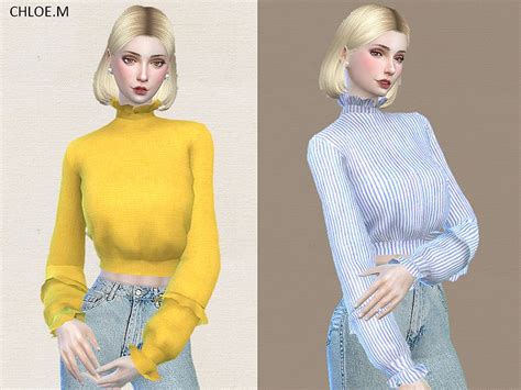 14 Colors Found In Tsr Category Sims 4 Female Everyday Sims 4 Mods