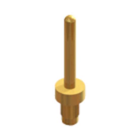Hardware Specialty Keystone Press Fit Micro Pin L Brass Gold Plating