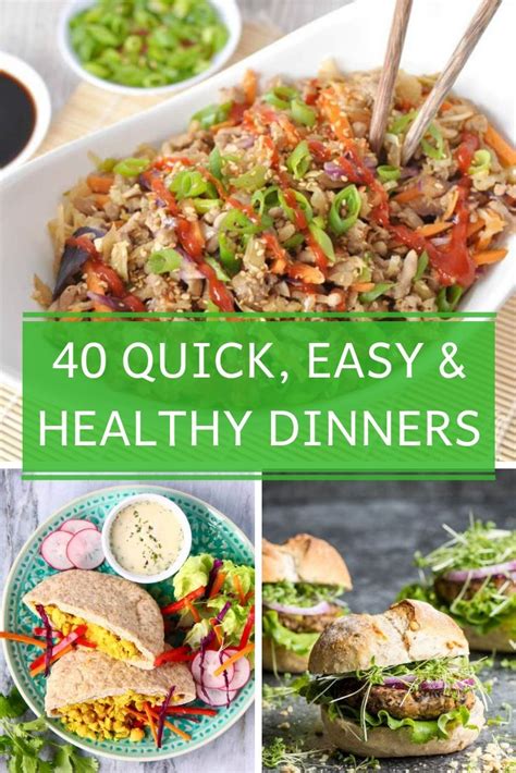 Quick And Easy Healthy Dinners Recipes Bro
