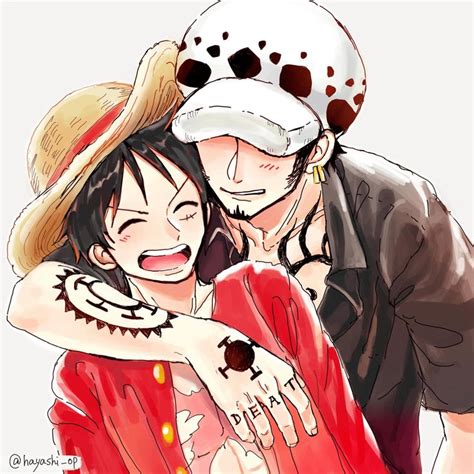 Law And Luffy Personajes De One Piece Cómic One Piece Personajes De