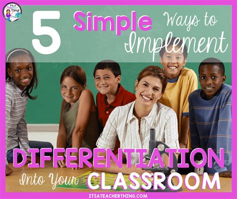 5 Easy Ways Implement Differentiation Into Your Classroom Its A