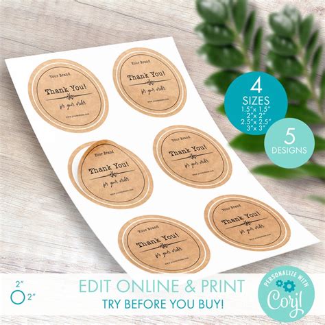 You can use downloadable template programs from the internet that are pdf or word compatible (usually at no charge), which provide full directions as to what to do and how to print off. DIY Printable Circle & Square Sticker Logo Label Templates ...