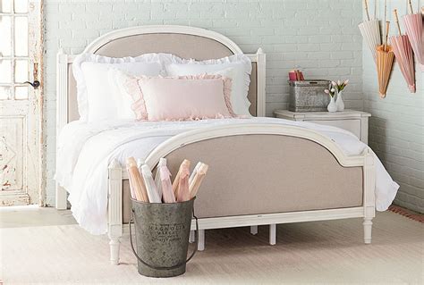 Magnolia Home Sisters Queen Upholstered Panel Bed By Joanna Gaines