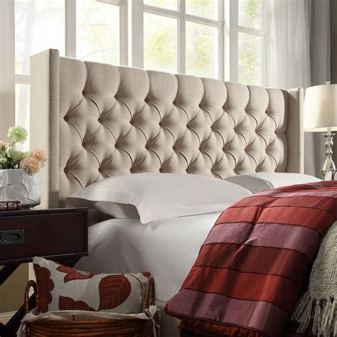 1,025 linen tufted headboard products are offered for sale by suppliers on alibaba.com, of which beds accounts for 20%, wood beds accounts for 12%, and hotel bedroom sets accounts for 1. Weston Home Melford Wingback Tufted Linen Headboard, King ...