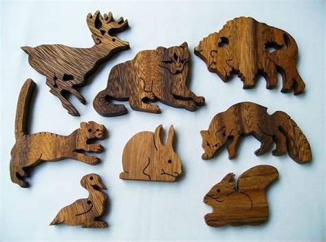 Download Free Scroll Saw Animal Puzzle Patterns - WoodWorking ...
