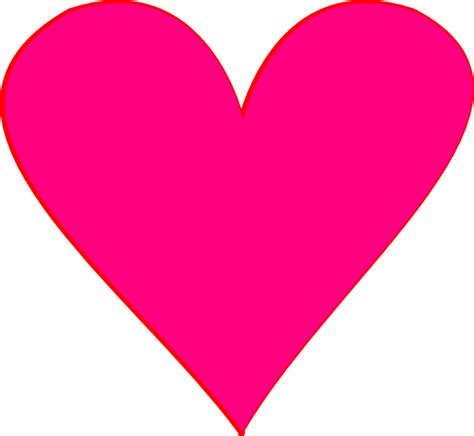 Pink Heart With Love Picture Clipart Best Clipart Best