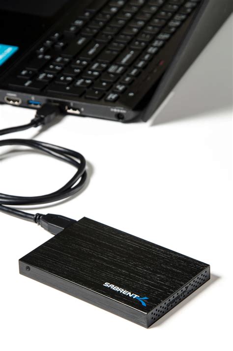 Sabrent 2 5 Inch SATA To USB 3 0 External Aluminum Hard Drive Enclosure