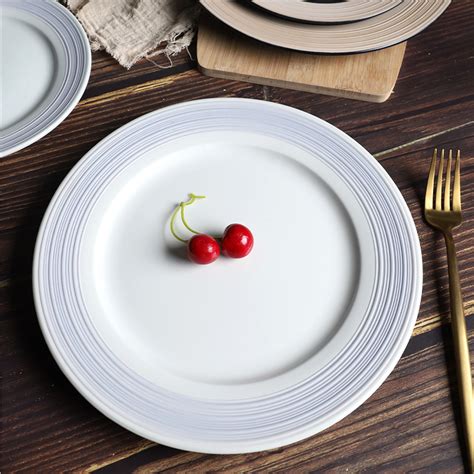 Wholesale 2020 New Design Ceramics Plate Restaurant Dinner Plates Set