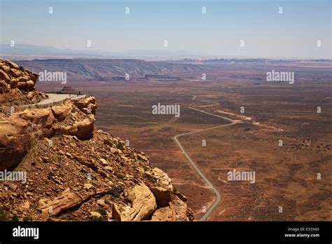 Usa Utah Desert Scenery Elevated View Stock Photo Alamy