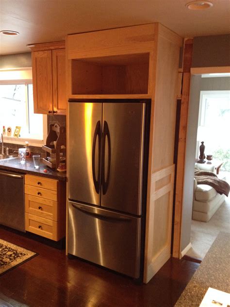 Refrigerator Enclosure Kitchen Remodel Design Kitchen Renovation