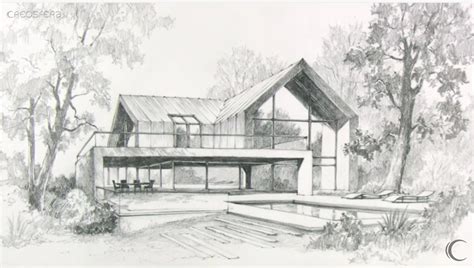 23 Top Inspiration Modern House Sketch Drawing