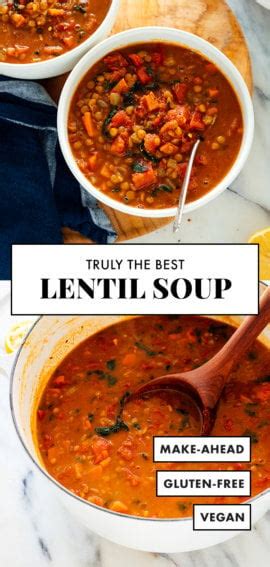 Best Lentil Soup Recipe Cookie And Kate