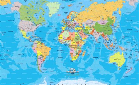 Mapa Del Mundo World Map Weltkarte Peta Dunia Mapa Del Mundo Earth Map