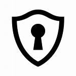 Security Icon Vector Safe Keyhole Shield Secure